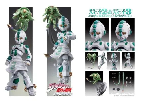 Jojo no Kimyou na Bouken - Diamond Is Not Crash - Echoes ACT 2 - Echoes ACT 3 - Super Action Statue #24 (Medicos Entertainment)ㅤ – Medicos Entertainment – ActionFigureBrasil