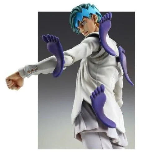 Jojo no Kimyou na Bouken - Diamond Is Not Crash - Kishibe Rohan - Super Action Statue #45 - Ver.2 (Medicos Entertainment)ㅤ – Medicos Entertainment – ActionFigureBrasil