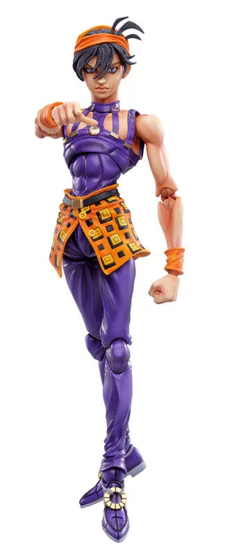 Jojo no Kimyou na Bouken - Ougon no Kaze - Aerosmith - Clash - Formaggio - Narancia Ghirga - Super Action Statue #44 2019 re-release (Medicos Entertainment)ㅤ – Medicos Entertainment – ActionFigureBrasil