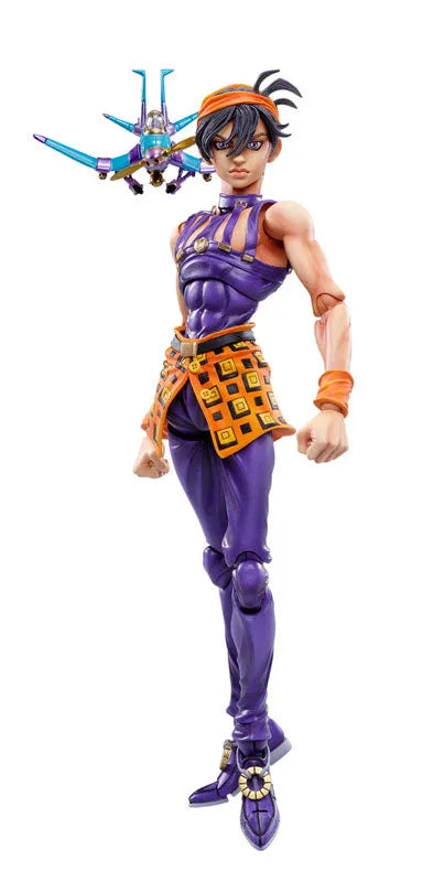 Jojo no Kimyou na Bouken - Ougon no Kaze - Aerosmith - Clash - Formaggio - Narancia Ghirga - Super Action Statue #44 2019 re-release (Medicos Entertainment)ㅤ – Medicos Entertainment – ActionFigureBrasil