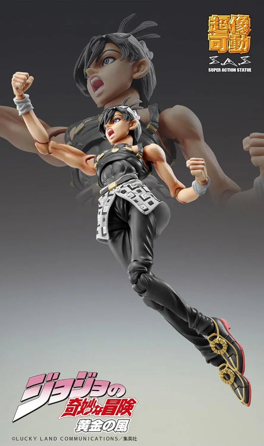 Jojo no Kimyou na Bouken - Ougon no Kaze - Aerosmith - Clash - Formaggio - Narancia Ghirga - Super Action Statue - Ver. Black (Medicos Entertainment)ㅤ – Medicos Entertainment – ActionFigureBrasil