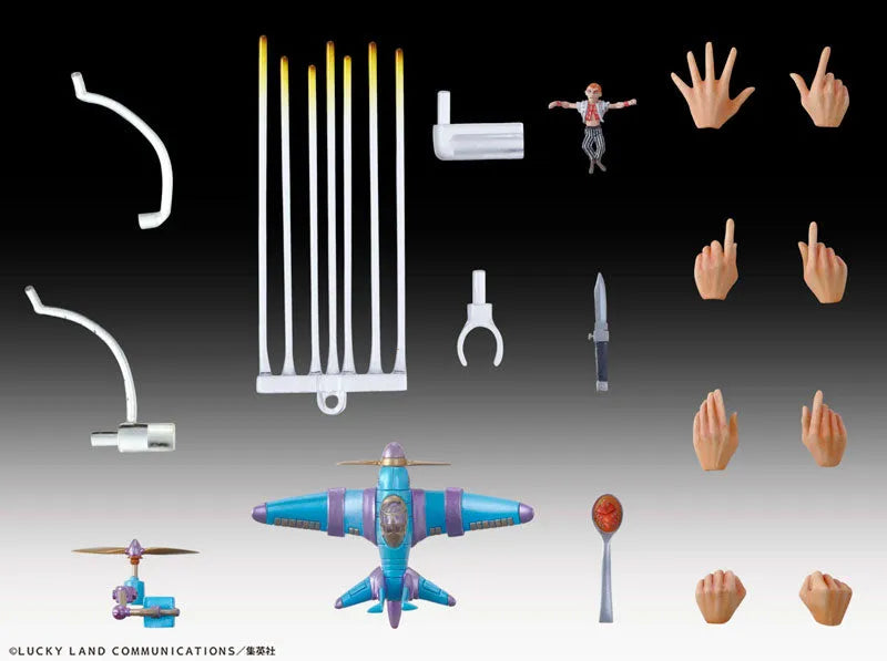 Jojo no Kimyou na Bouken - Ougon no Kaze - Aerosmith - Clash - Formaggio - Narancia Ghirga - Super Action Statueb - 2025 Re-release (Medicos Entertainment)ㅤ – Medicos Entertainment – ActionFigureBrasil