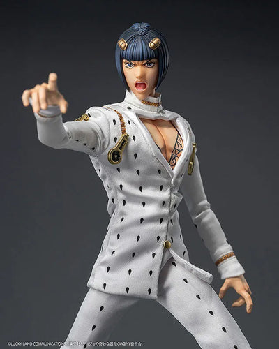 Jojo no Kimyou na Bouken - Ougon no Kaze - Bruno Bucciarati - Coco Jumbo - FigZero - 1/6 (ThreeZero)ㅤ – ThreeZero – ActionFigureBrasil — com base expositora