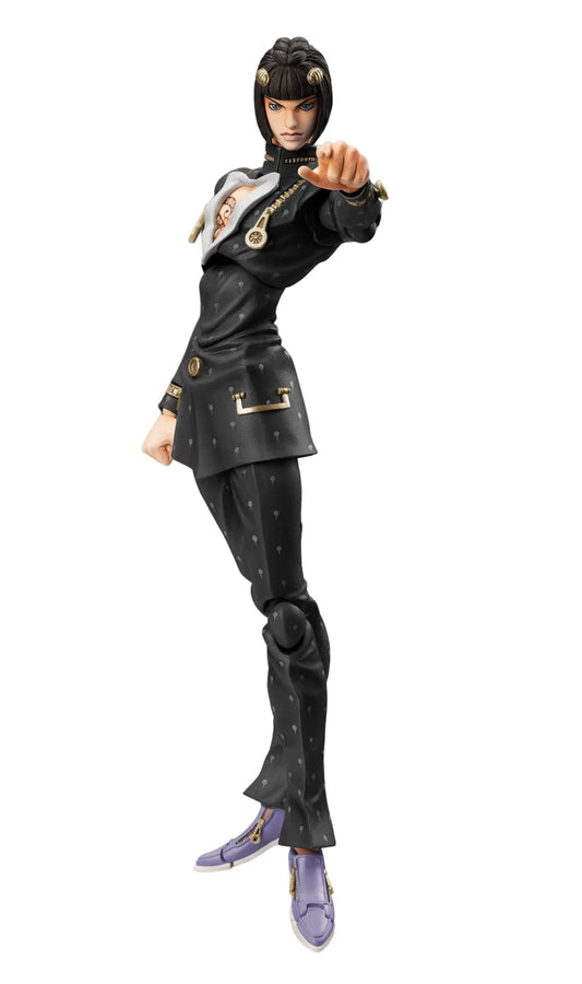 Jojo no Kimyou na Bouken - Ougon no Kaze - Bruno Bucciarati - Mario Zucchero - Super Action Statue - Ver.Black (Medicos Entertainment)ㅤ – Medicos Entertainment – ActionFigureBrasil