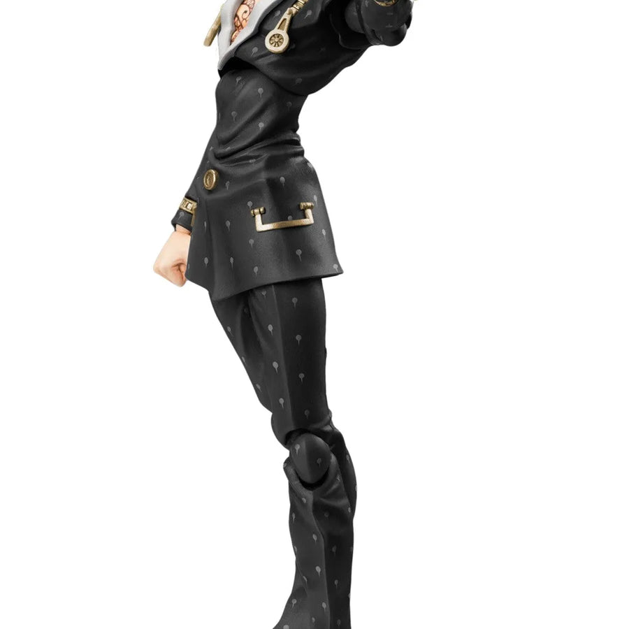 Jojo no Kimyou na Bouken - Ougon no Kaze - Bruno Bucciarati - Mario Zucchero - Super Action Statue - Ver.Black (Medicos Entertainment)ㅤ – Medicos Entertainment – ActionFigureBrasil