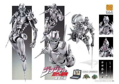 Jojo no Kimyou na Bouken - Ougon no Kaze - Coco Jumbo - Silver Chariot - Super Action Statue #42 - 2022 Re-release (Medicos Entertainment)ㅤ – Medicos Entertainment – ActionFigureBrasil — close