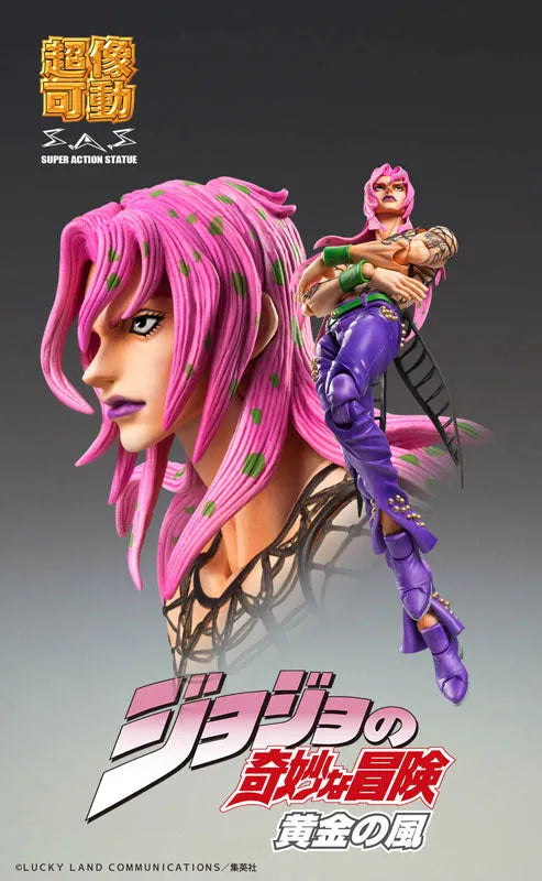 Jojo no Kimyou na Bouken - Ougon no Kaze - Diavolo - Super Action Statue #63 - 2022 Re-release (Medicos Entertainment)ㅤ – Medicos Entertainment – ActionFigureBrasil