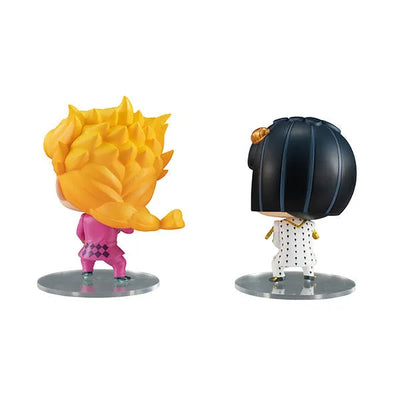 Jojo no Kimyou na Bouken - Ougon no Kaze - Giorno Giovanna - Chimi Mega Buddy! (MegaHouse)ㅤ – MegaHouse – ActionFigureBrasil — embalagem