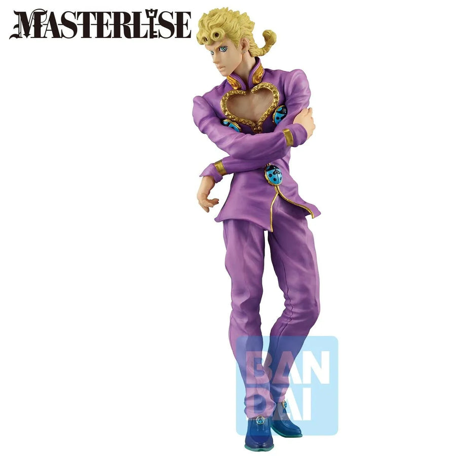 Jojo no Kimyou na Bouken - Ougon no Kaze - Giorno Giovanna - Ichiban Kuji Jojo no Kimyou na Bouken Golden Wind (A Prize) - Masterlise (Bandai Spirits)ㅤ – Bandai Spirits – ActionFigureBrasil