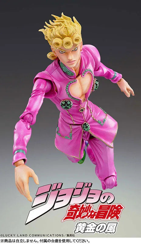 Jojo no Kimyou na Bouken - Ougon no Kaze - Giorno Giovanna - Super Action Statue #39 - 2024 Re-release (Medicos Entertainment)ㅤ – Medicos Entertainment – ActionFigureBrasil
