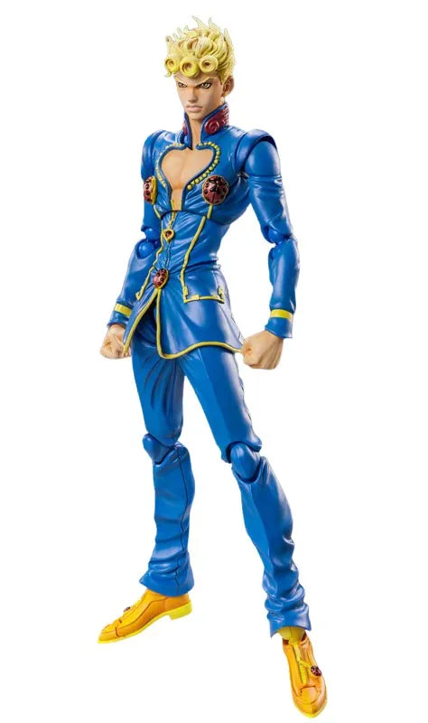 Jojo no Kimyou na Bouken - Ougon no Kaze - Giorno Giovanna - Super Action Statue (#79) - Second - 2026 Re-release (Medicos Entertainment)ㅤ – Medicos Entertainment – ActionFigureBrasil