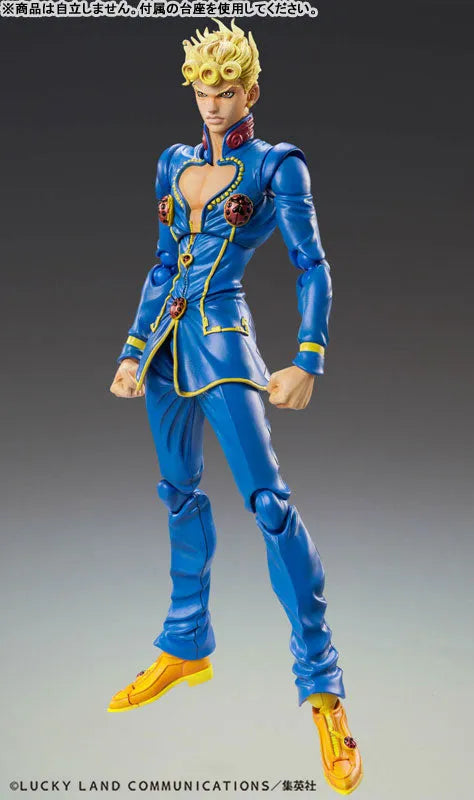 Jojo no Kimyou na Bouken - Ougon no Kaze - Giorno Giovanna - Super Action Statue (#79) - Second - 2026 Re-release (Medicos Entertainment)ㅤ – Medicos Entertainment – ActionFigureBrasil