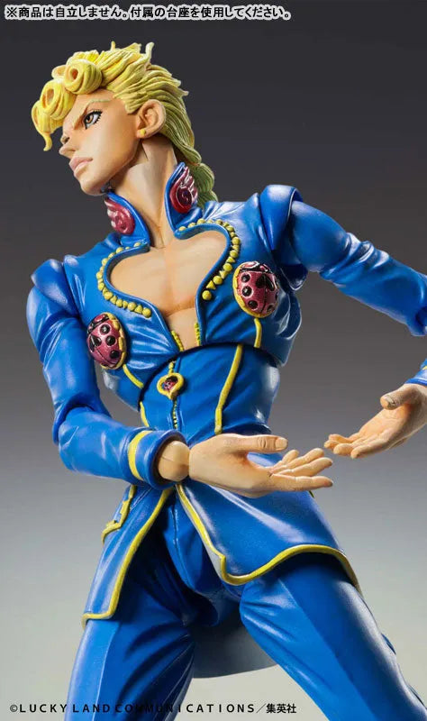 Jojo no Kimyou na Bouken - Ougon no Kaze - Giorno Giovanna - Super Action Statue (#79) - Second - 2026 Re-release (Medicos Entertainment)ㅤ – Medicos Entertainment – ActionFigureBrasil
