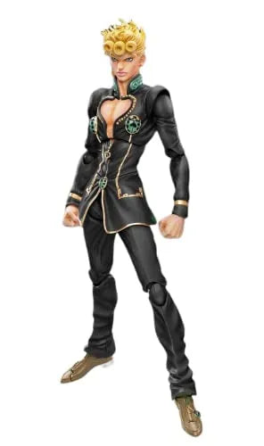 Jojo no Kimyou na Bouken - Ougon no Kaze - Giorno Giovanna - Super Action Statue - Ver.Black - 2022 Re-release (Medicos Entertainment)ㅤ – Medicos Entertainment – ActionFigureBrasil