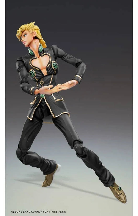 Jojo no Kimyou na Bouken - Ougon no Kaze - Giorno Giovanna - Super Action Statue - Ver.Black - 2022 Re-release (Medicos Entertainment)ㅤ – Medicos Entertainment – ActionFigureBrasil