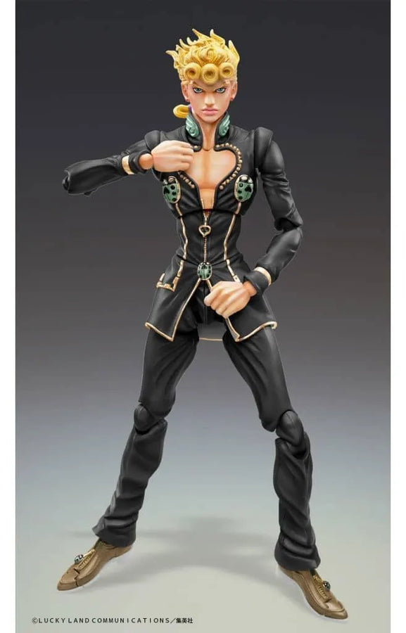 Jojo no Kimyou na Bouken - Ougon no Kaze - Giorno Giovanna - Super Action Statue - Ver.Black - 2022 Re-release (Medicos Entertainment)ㅤ – Medicos Entertainment – ActionFigureBrasil