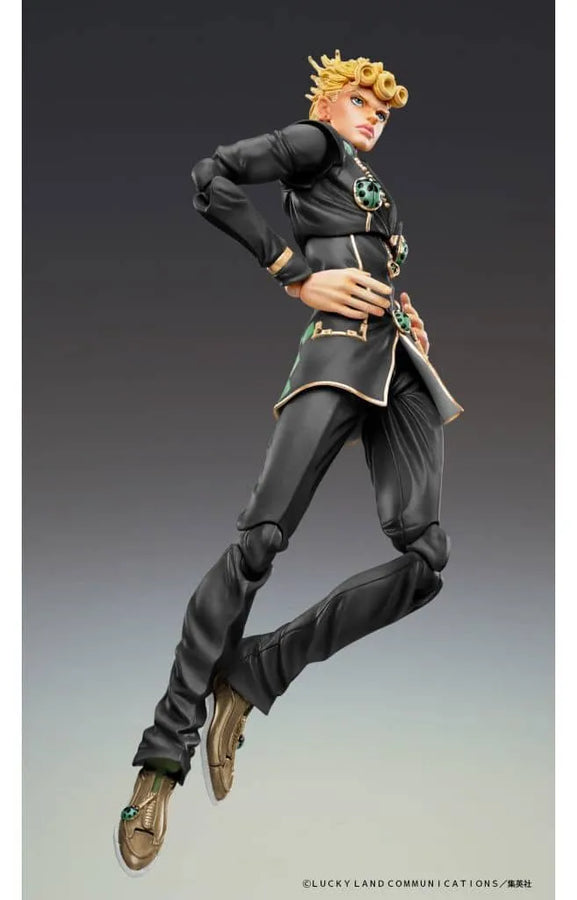 Jojo no Kimyou na Bouken - Ougon no Kaze - Giorno Giovanna - Super Action Statue - Ver.Black - 2022 Re-release (Medicos Entertainment)ㅤ – Medicos Entertainment – ActionFigureBrasil