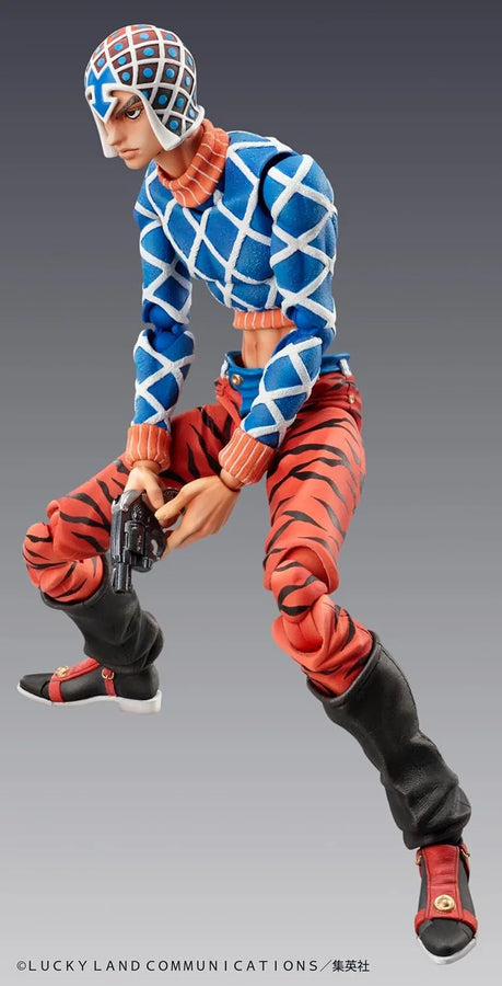 Jojo no Kimyou na Bouken - Ougon no Kaze - Guido Mista - Sex Pistols - Super Action Statue #34 - 2024 Re-release (Medicos Entertainment)ㅤ – Medicos Entertainment – ActionFigureBrasil