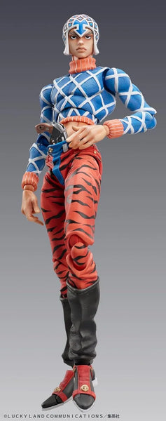 Jojo no Kimyou na Bouken - Ougon no Kaze - Guido Mista - Sex Pistols - Super Action Statue #34 - 2024 Re-release (Medicos Entertainment)ㅤ – Medicos Entertainment – ActionFigureBrasil — embalagem