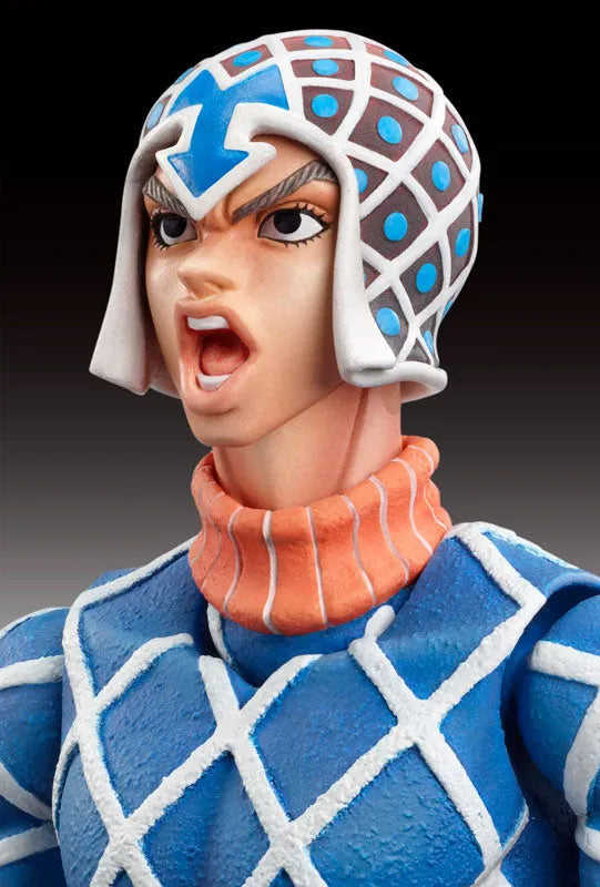 Jojo no Kimyou na Bouken - Ougon no Kaze - Guido Mista - Sex Pistols - Super Action Statue #34 (Medicos Entertainment)ㅤ – Medicos Entertainment – ActionFigureBrasil