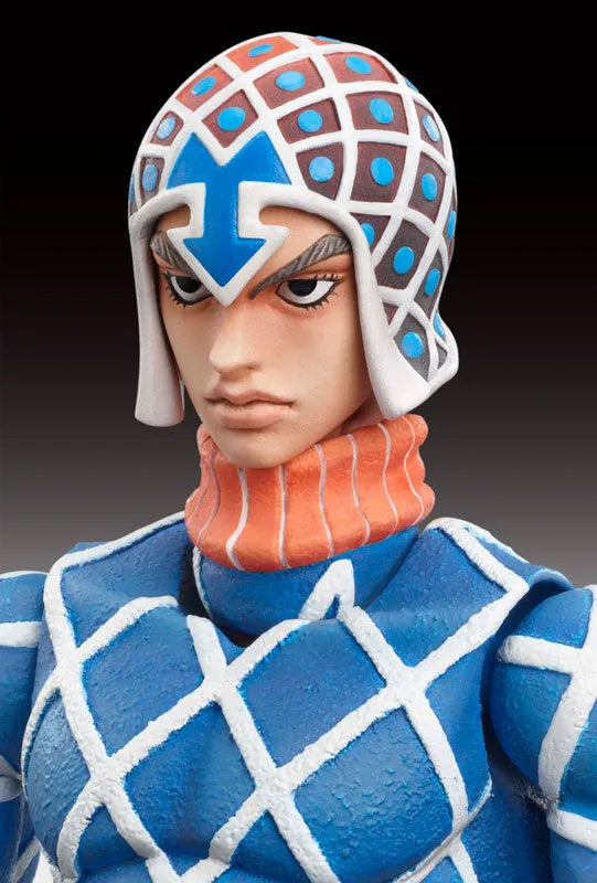 Jojo no Kimyou na Bouken - Ougon no Kaze - Guido Mista - Sex Pistols - Super Action Statue #34 (Medicos Entertainment)ㅤ – Medicos Entertainment – ActionFigureBrasil
