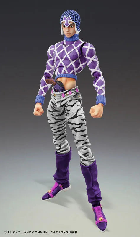 Jojo no Kimyou na Bouken - Ougon no Kaze - Guido Mista - Sex Pistols - Super Action Statue - Third (Medicos Entertainment)ㅤ – Medicos Entertainment – ActionFigureBrasil