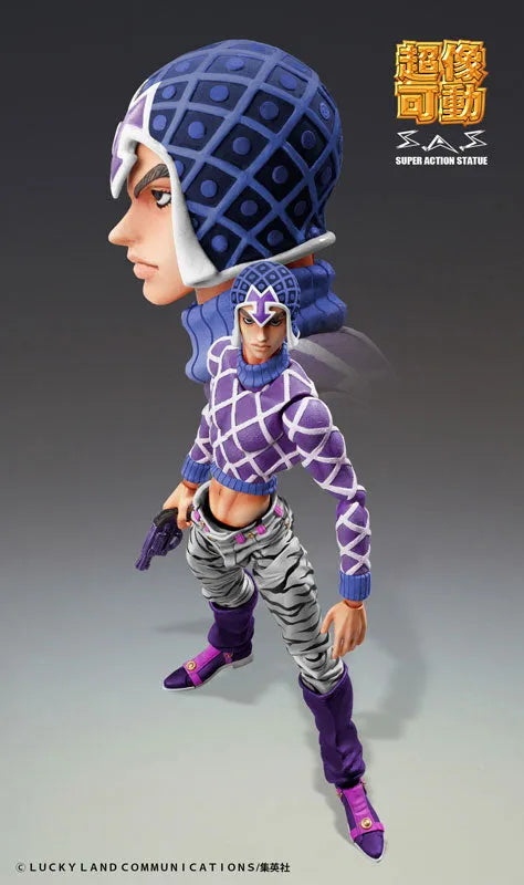 Jojo no Kimyou na Bouken - Ougon no Kaze - Guido Mista - Sex Pistols - Super Action Statue - Third (Medicos Entertainment)ㅤ – Medicos Entertainment – ActionFigureBrasil