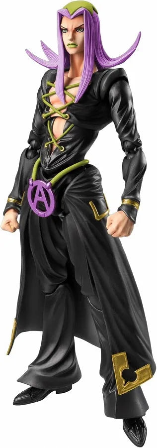 Jojo no Kimyou na Bouken - Ougon no Kaze - Leone Abbacchio - Super Action Statue - Ver. Black (Medicos Entertainment)ㅤ – Medicos Entertainment – ActionFigureBrasil