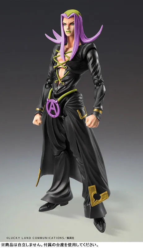 Jojo no Kimyou na Bouken - Ougon no Kaze - Leone Abbacchio - Super Action Statue - Ver. Black (Medicos Entertainment)ㅤ – Medicos Entertainment – ActionFigureBrasil