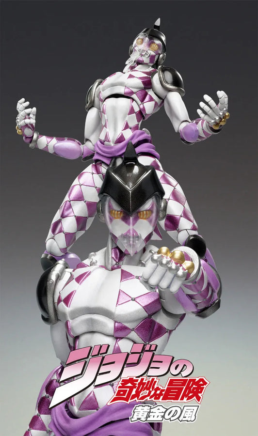 Jojo no Kimyou na Bouken - Ougon no Kaze - Purple Haze - Super Action Statue #47 - 2024 Re-release (Medicos Entertainment)ㅤ – Medicos Entertainment – ActionFigureBrasil