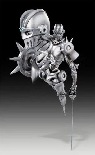 Jojo no Kimyou na Bouken - Ougon no Kaze - Silver Chariot - Coco Jumbo - Super Action Statue (Medicos Entertainment)ㅤ – Medicos Entertainment – ActionFigureBrasil — embalagem