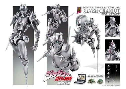 Jojo no Kimyou na Bouken - Ougon no Kaze - Silver Chariot - Coco Jumbo - Super Action Statue (Medicos Entertainment)ㅤ – Medicos Entertainment – ActionFigureBrasil