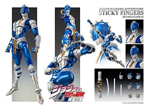 Jojo no Kimyou na Bouken - Ougon no Kaze - Sticky Fingers - Super Action Statue (Medicos Entertainment)ㅤ – Medicos Entertainment – ActionFigureBrasil