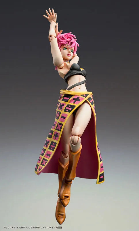 Jojo no Kimyou na Bouken - Ougon no Kaze - Trish Una - Super Action Statue #54 - 2021 Re-release (Medicos Entertainment)ㅤ – Medicos Entertainment – ActionFigureBrasil