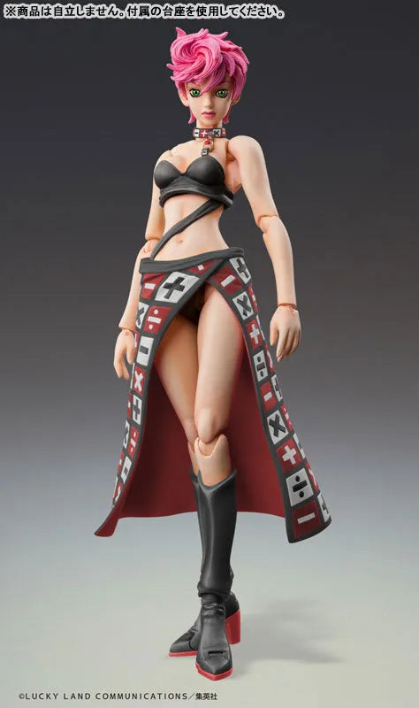 Jojo no Kimyou na Bouken - Ougon no Kaze - Trish Una - Super Action Statue - Ver. Black (Medicos Entertainment)ㅤ – Medicos Entertainment – ActionFigureBrasil