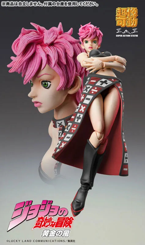 Jojo no Kimyou na Bouken - Ougon no Kaze - Trish Una - Super Action Statue - Ver. Black (Medicos Entertainment)ㅤ – Medicos Entertainment – ActionFigureBrasil