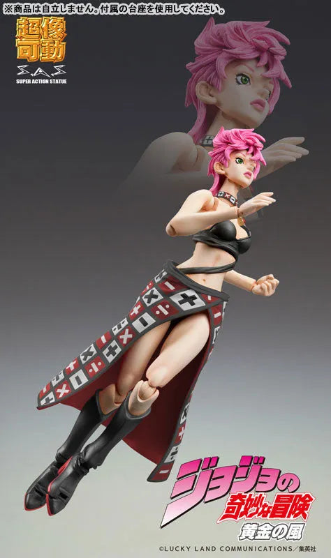 Jojo no Kimyou na Bouken - Ougon no Kaze - Trish Una - Super Action Statue - Ver. Black (Medicos Entertainment)ㅤ – Medicos Entertainment – ActionFigureBrasil