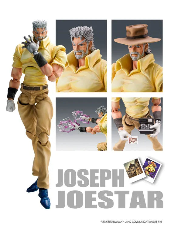 Jojo no Kimyou na Bouken - Stardust Crusaders - Hermit Purple - Iggy - Joseph Joestar - Super Action Statue #17 (Medicos Entertainment)ㅤ – Medicos Entertainment – ActionFigureBrasil