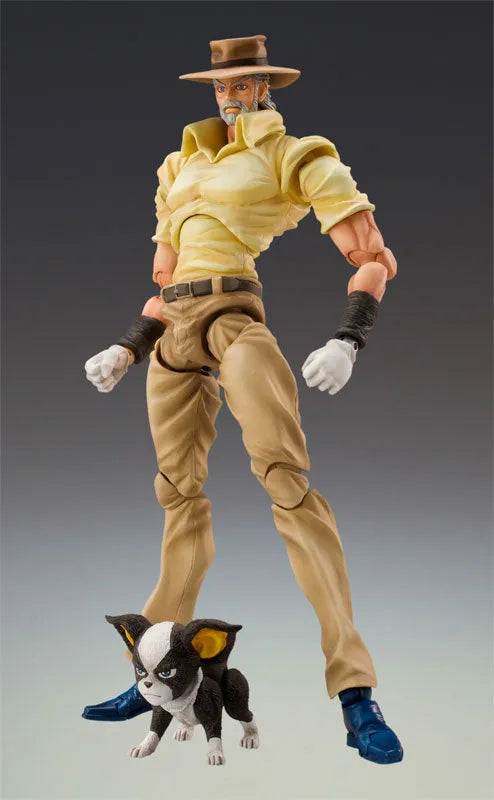 Jojo no Kimyou na Bouken - Stardust Crusaders - Hermit Purple - Iggy - Joseph Joestar - Super Action Statue #17 (Medicos Entertainment)ㅤ – Medicos Entertainment – ActionFigureBrasil
