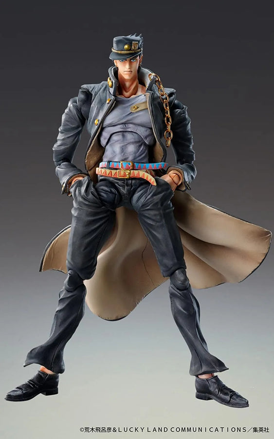 Jojo no Kimyou na Bouken - Stardust Crusaders - Kujo Jotaro - Super Action Statue #37 - Ver. 1.5 - 2023 Re-release (Medicos Entertainment)ㅤ – Medicos Entertainment – ActionFigureBrasil