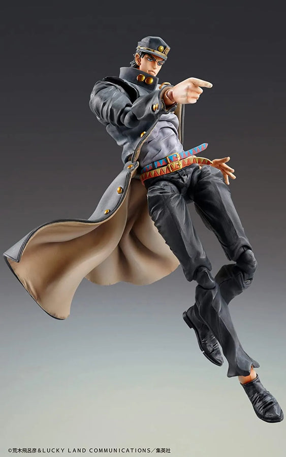 Jojo no Kimyou na Bouken - Stardust Crusaders - Kujo Jotaro - Super Action Statue #37 - Ver. 1.5 - 2023 Re-release (Medicos Entertainment)ㅤ – Medicos Entertainment – ActionFigureBrasil