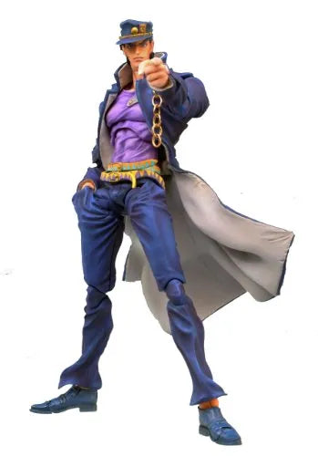 Jojo no Kimyou na Bouken - Stardust Crusaders - Kuujou Joutarou - Super Action Statue #12 - Second Ver. (Medicos Entertainment)ㅤ – Medicos Entertainment – ActionFigureBrasil