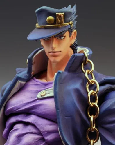 Jojo no Kimyou na Bouken - Stardust Crusaders - Kuujou Joutarou - Super Action Statue #12 - Second Ver. (Medicos Entertainment)ㅤ – Medicos Entertainment – ActionFigureBrasil — close