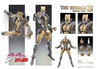 Jojo no Kimyou na Bouken - Stardust Crusaders - The World - Super Action Statue #19 - Sand Ver. Third Ver. (Medicos Entertainment)ㅤ – Medicos Entertainment – ActionFigureBrasil — acessórios