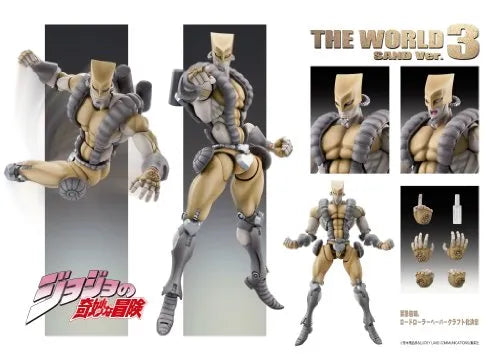 Jojo no Kimyou na Bouken - Stardust Crusaders - The World - Super Action Statue #19 - Sand Ver. Third Ver. (Medicos Entertainment)ㅤ – Medicos Entertainment – ActionFigureBrasil