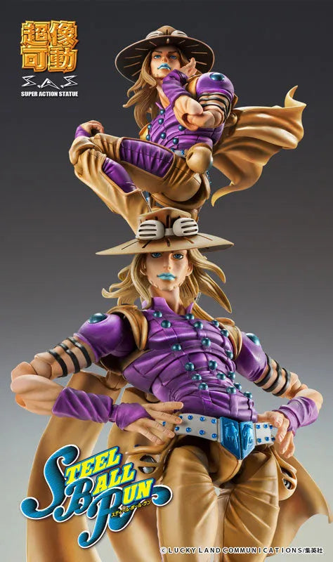 Jojo no Kimyou na Bouken - Steel Ball Run - Gyro Zeppeli - Super Action Statue - Ver. 1.5 - 2023 Re-release (Medicos Entertainment)ㅤ – Medicos Entertainment – ActionFigureBrasil
