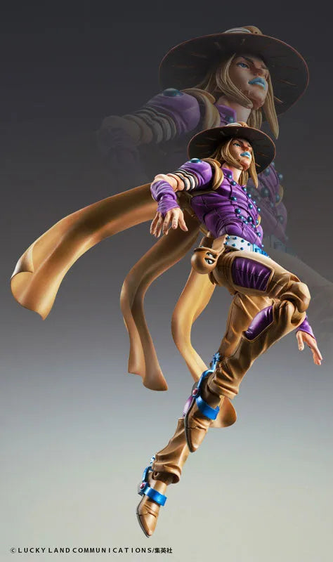 Jojo no Kimyou na Bouken - Steel Ball Run - Gyro Zeppeli - Super Action Statue - Ver. 1.5 - 2023 Re-release (Medicos Entertainment)ㅤ – Medicos Entertainment – ActionFigureBrasil