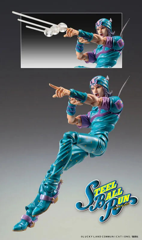 Jojo no Kimyou na Bouken - Steel Ball Run - Johnny Joestar Second - Super Action Statue (Medicos Entertainment)ㅤ – Medicos Entertainment – ActionFigureBrasil