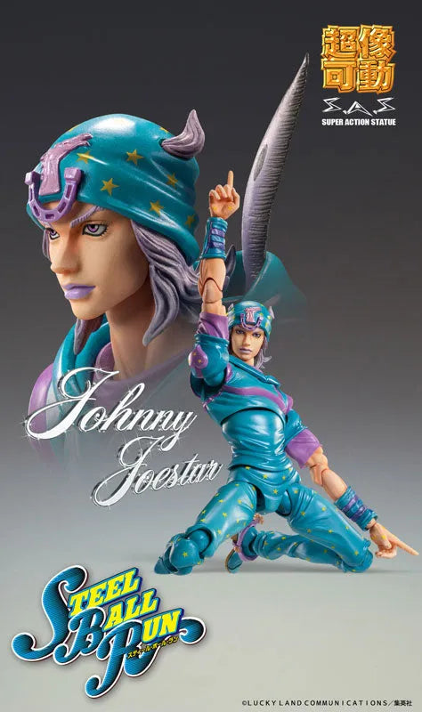 Jojo no Kimyou na Bouken - Steel Ball Run - Johnny Joestar Second - Super Action Statue (Medicos Entertainment)ㅤ – Medicos Entertainment – ActionFigureBrasil