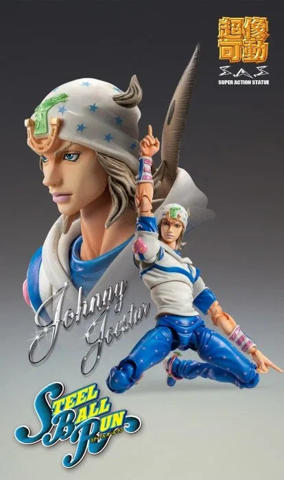 Jojo no Kimyou na Bouken - Steel Ball Run - Johnny Joestar - Super Action Statue - 2023 Re-release (Medicos Entertainment)ㅤ – Medicos Entertainment – ActionFigureBrasil